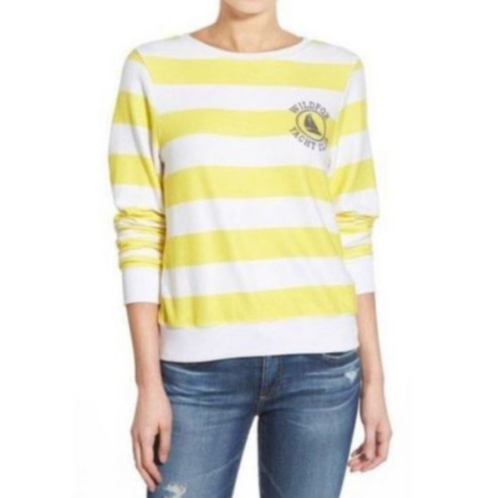 Wildfox 'Yacht Club' Stripe Pullover 439